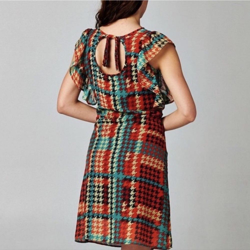 Women's Dress. Size XL. Red/Green Christine Brand